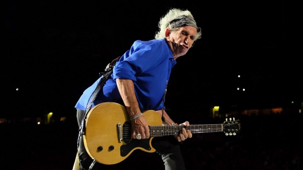 keith richards funny guitar face