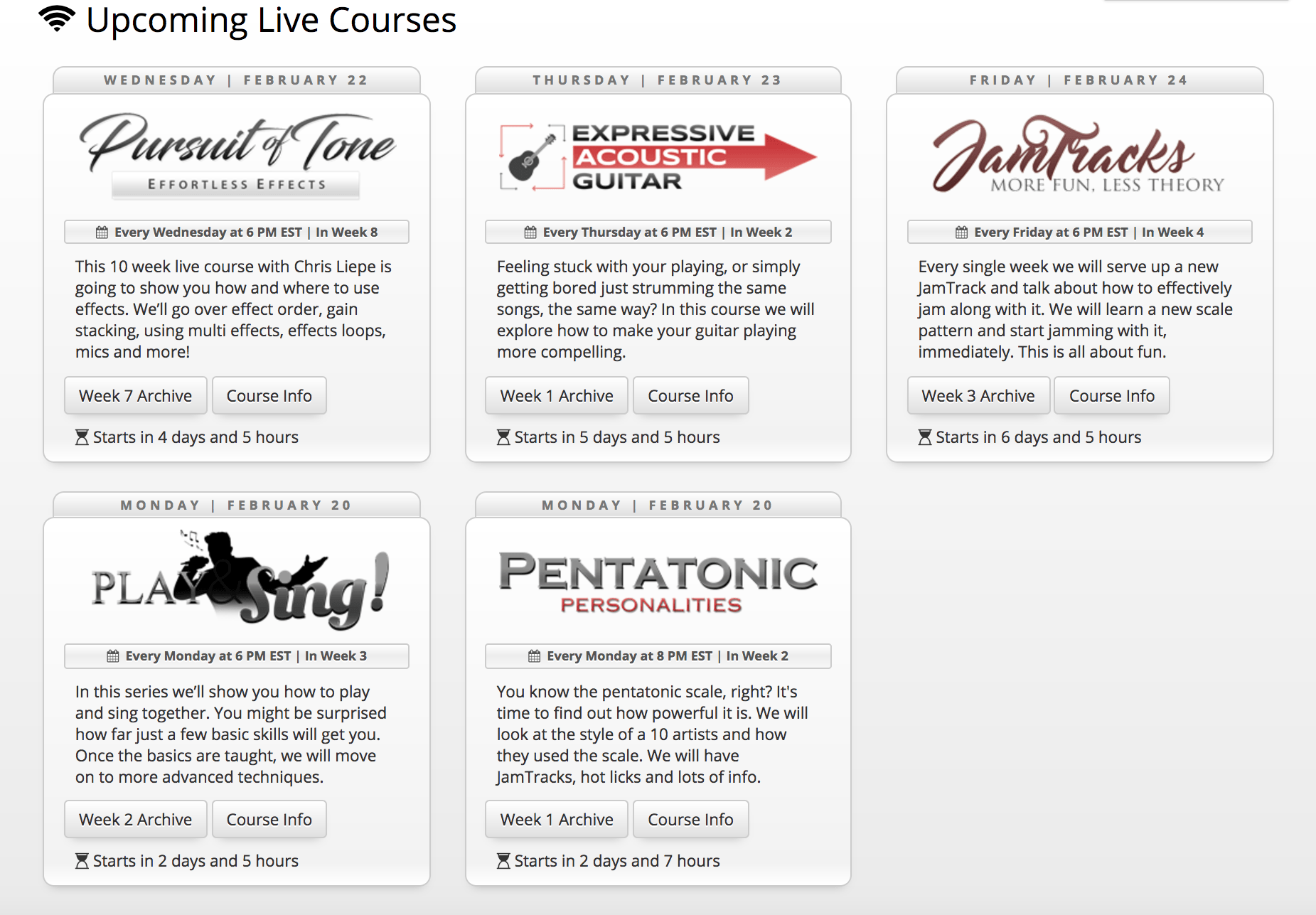 jamplay live courses