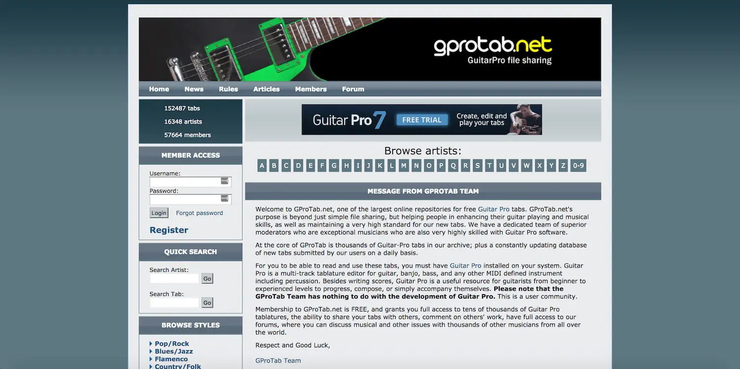 free guitar pro tabs download rar