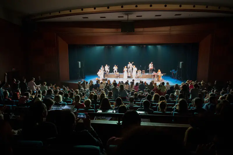 acoustically treated venue